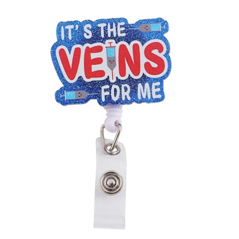 Phlebotomist 💉 Badge Reel